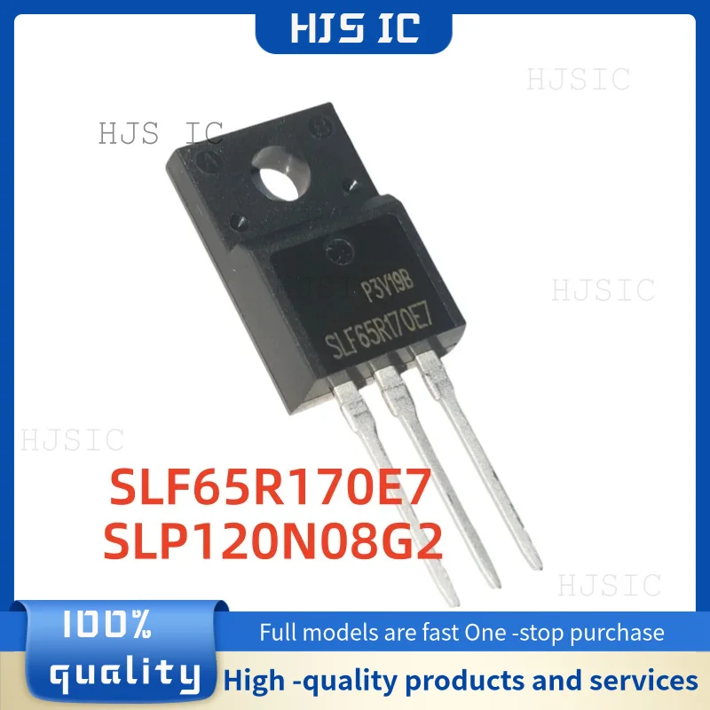 10PCS NEW 100% quality SLF65R170E7 F65R170E7 R170E7 SLF65R SLP120N08G2 SLP120 P120N08G2 N08G2 TO-220F MOSFET electronics compone