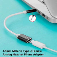 1pc 3.5mm Male To Type-c Female Headphone Aux Cable Converter Type-C To 3.5mm Jack Converter Earphone Audio Adapter Cable