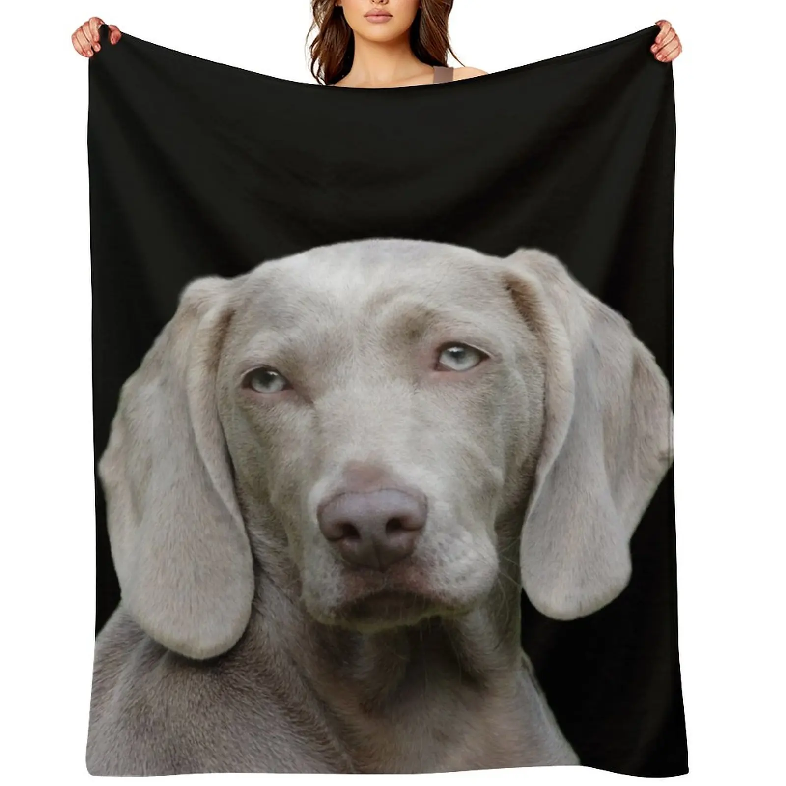 

Weimaran Throw Blanket Winter beds Single Vintage decorative Blankets