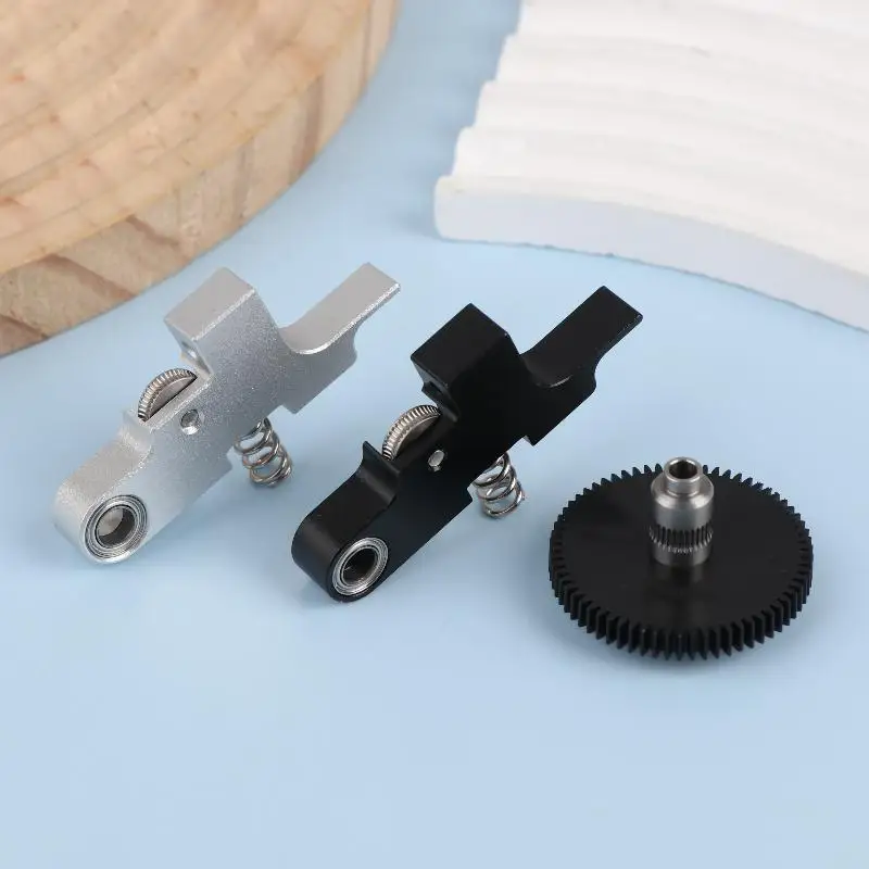 

Для артиллерийского Genius Sidewinder X1 X2 Hornet Titan Aero Экструдер Натяжной рычаг Шестерня Новый модернизированный металлический экструдер 1,75 мм Шестерня уровня