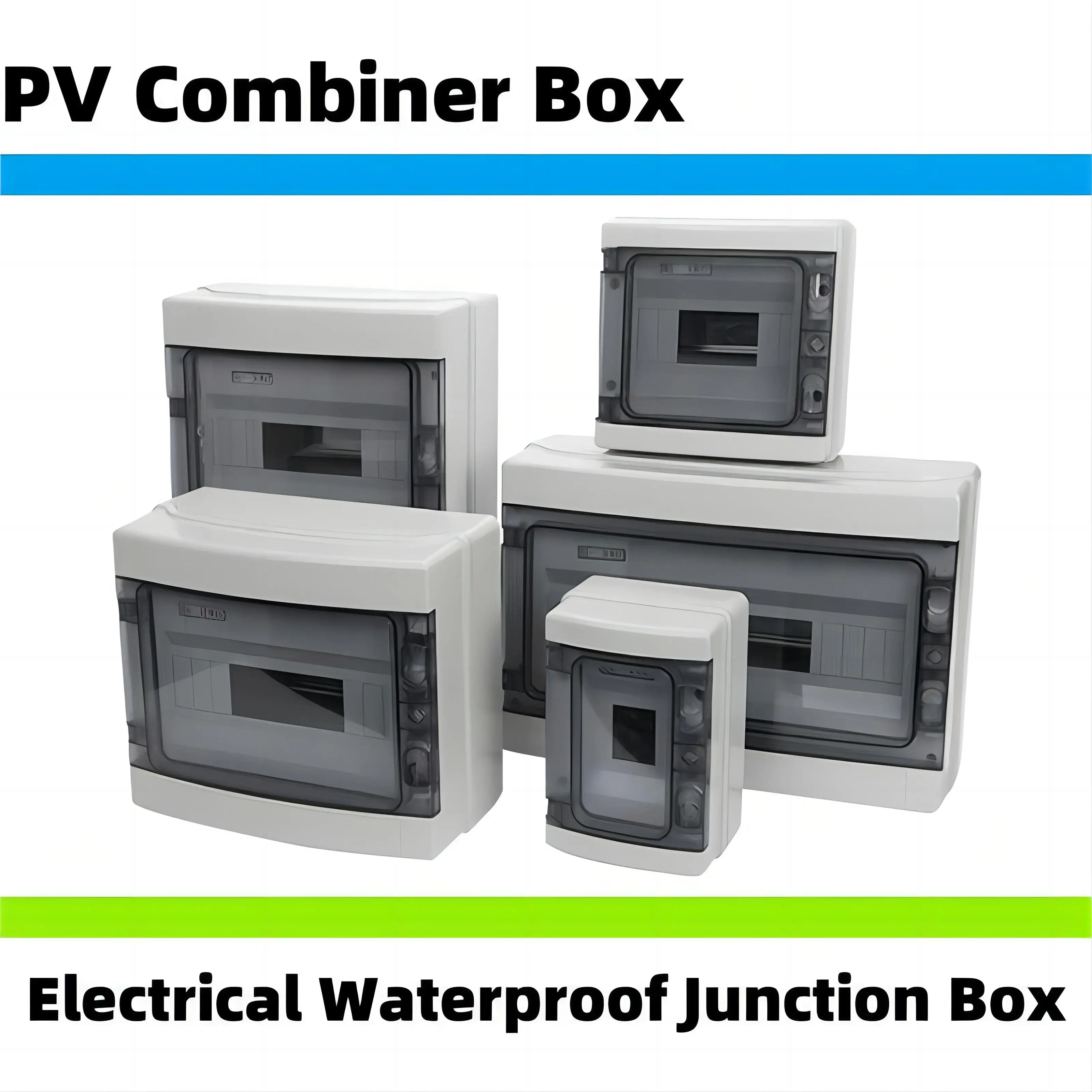 PV Combiner box HA Series Junction Box HA 4/6/9/12/15/18/24WAY PC Plastic Outdoor Electrical IP65 Waterproof Distribution Box