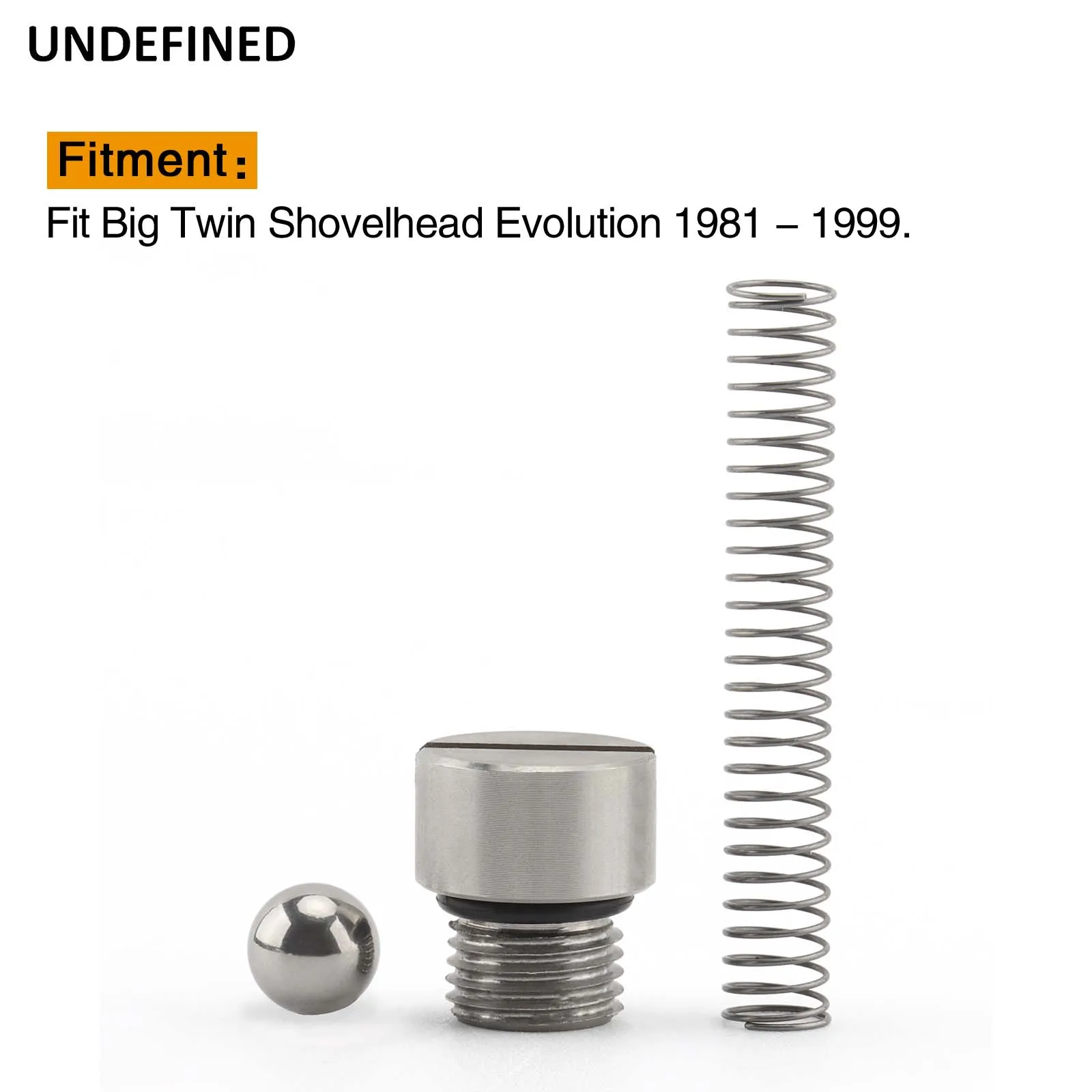 For Harley Big Twin Shovelhead Evolution FLT FXD FXR FL FLST FX 1981 - 1999 Motorcycles Stainless Steel Oil Pump Check Valve Kit