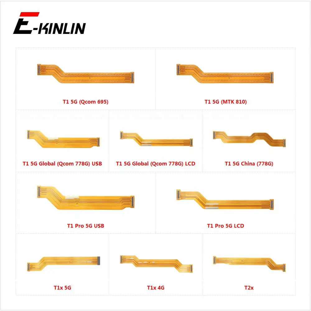 Main Motherboard Connector LCD Display Flex Cable For Vivo T2x T1x T1 Pro 5G Global