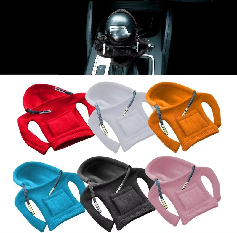 Auto Getriebe Shift Hoodie Abdeckung Mini Shift Abdeckung Getriebe Griff Dekoration Manuelle Automatische Universal Auto Schalthebel Innen Dekor