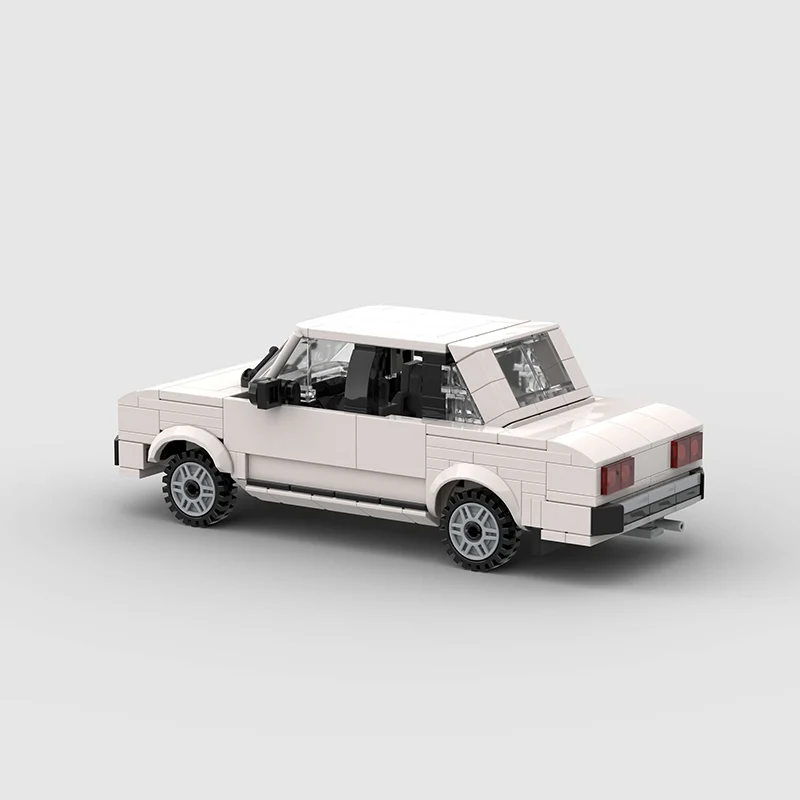 VAZ Lada 2105 MOC Classical Car Speed Champions Super Race F1 Vehicle Technical Building Block Racing Brick Christmas Gift City