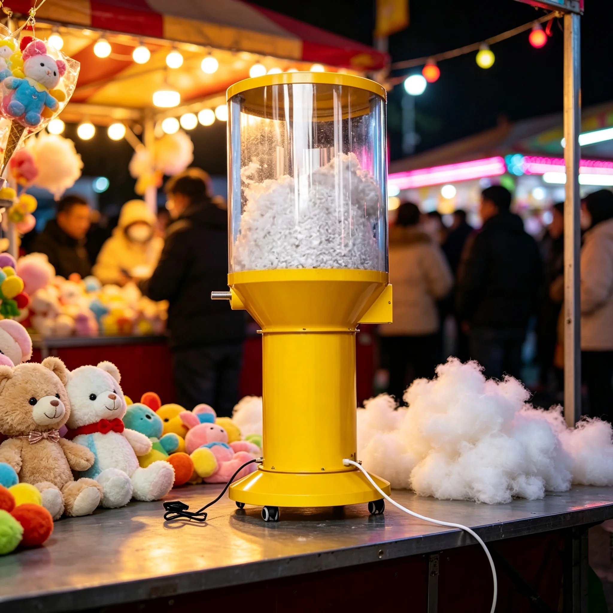 Cotton Filling Machine Electric Music Plush Toy Stuffing Device Hot Crowd‑attracting For Indoor Play Center Wholesale