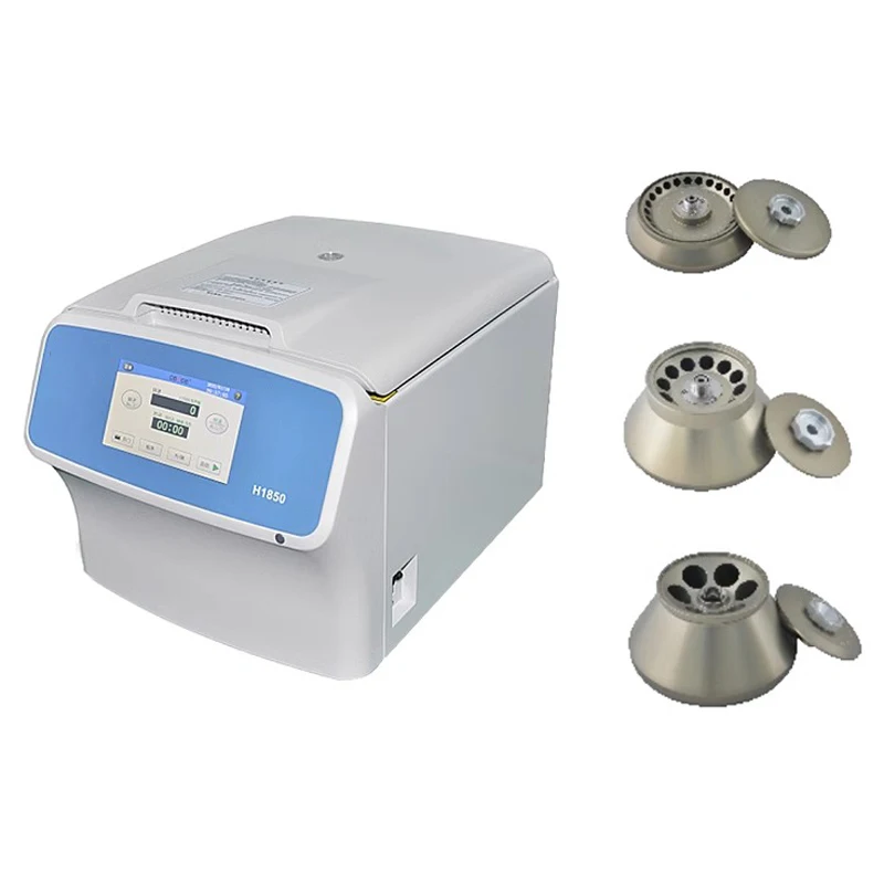 H1850 Laboratory Desktop High-speed Centrifuge, Large-capacity Centrifugation operation, automatic identification of rotor