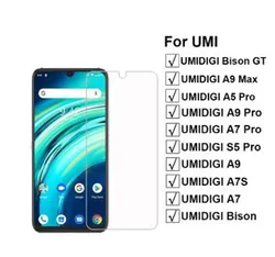 3-1PC Protective Glass For Umidigi Bison GT Tempered Glass Pelicula Umidigi A11 S5 A5 A7 Pro A7S Umi A9 Pro Max Screen Protector
