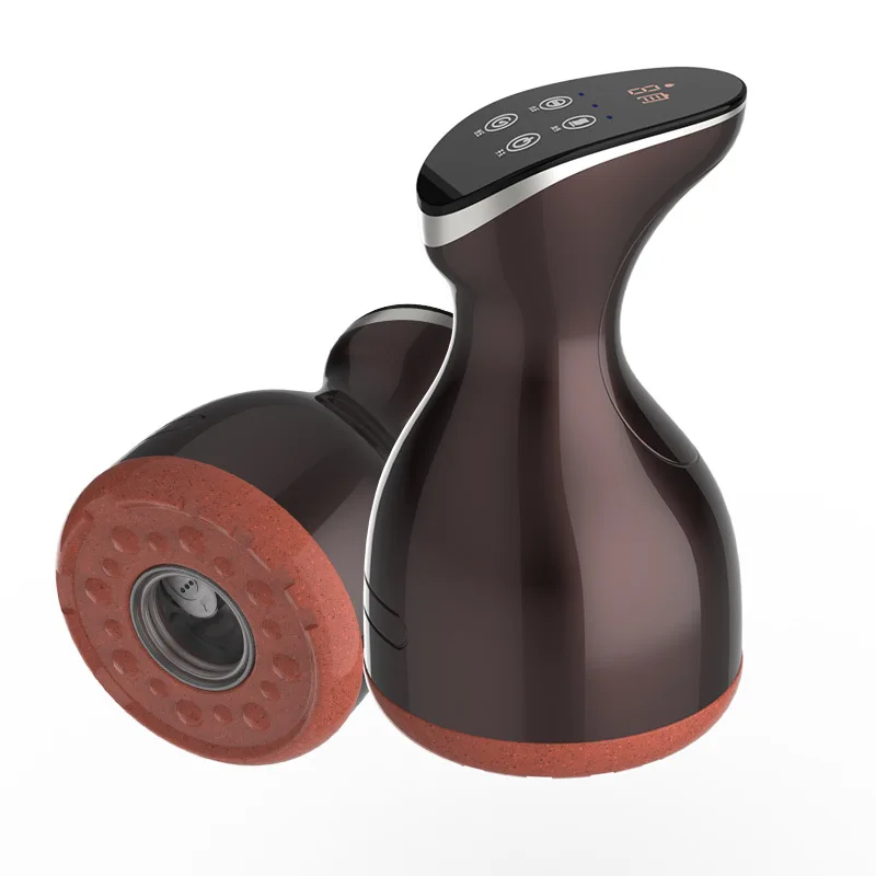 Bian Stone Warm Moxibustion Massager, Negative Pressure Scraping Instrument for Home & Beauty Salon