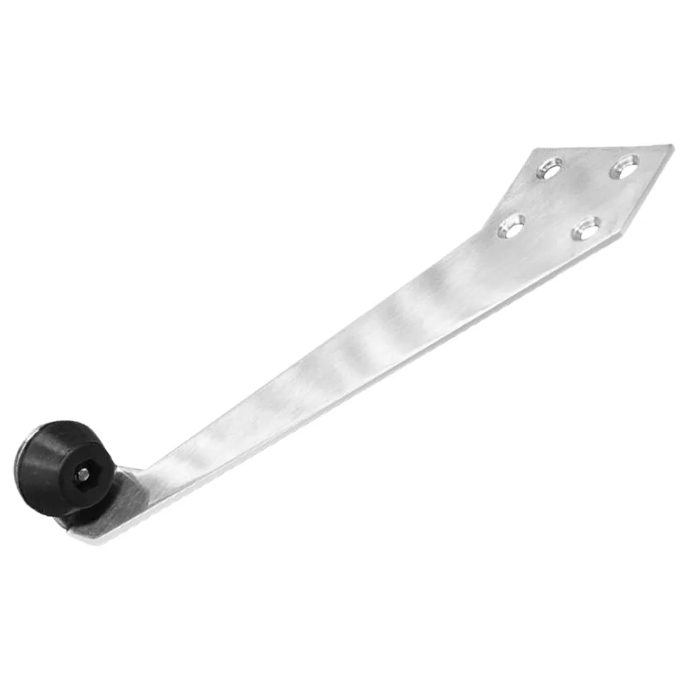 

Stainless Steel Door Stopper 304 Grade Left Right Top Positioning Anti Collision Hotel Home Rubber Silent Buffer Door Shield