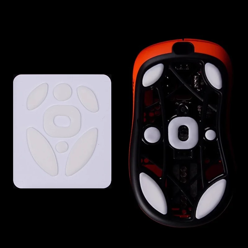 Nuevos patines originales Esports Tiger Mouse, pies de ratón, versión ICE V2 para ratón FNATIC Thorn 4K, deslizadores de ratones de arco blanco