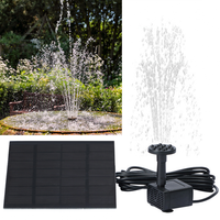 7V 200L/h Solar Panel Powered Water Pump Kits for Aquarium Fountain Pond Lawn Low Noise Brushless Outdoor Bird Bath Garden Decor