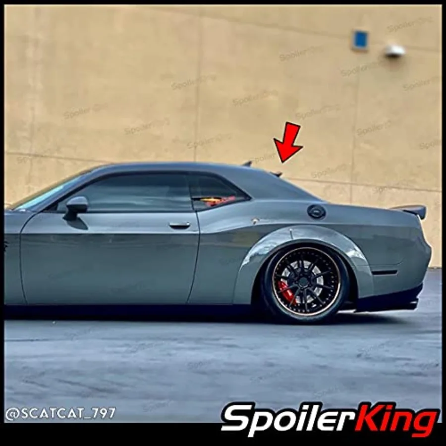 SpoilerKing Dakspoiler XL Special Edition 380SP Ontworpen voor verbeterde aerodynamica en stylingcompatibiliteit met Dodge Chall