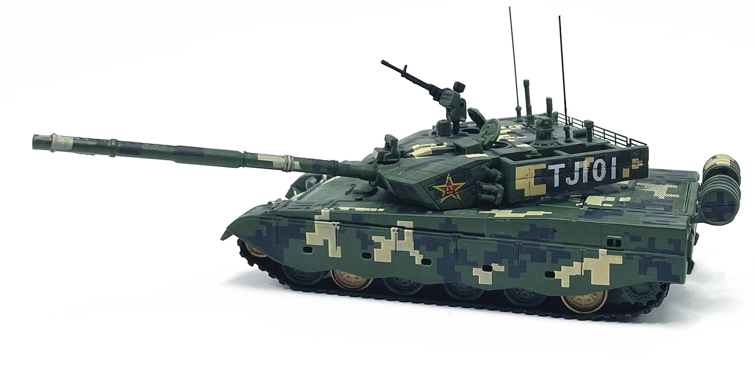 1: 72 China ZTZ-99A main battle tank model  Digital camouflage  Alloy body model Vehicle body number is delivered randomly