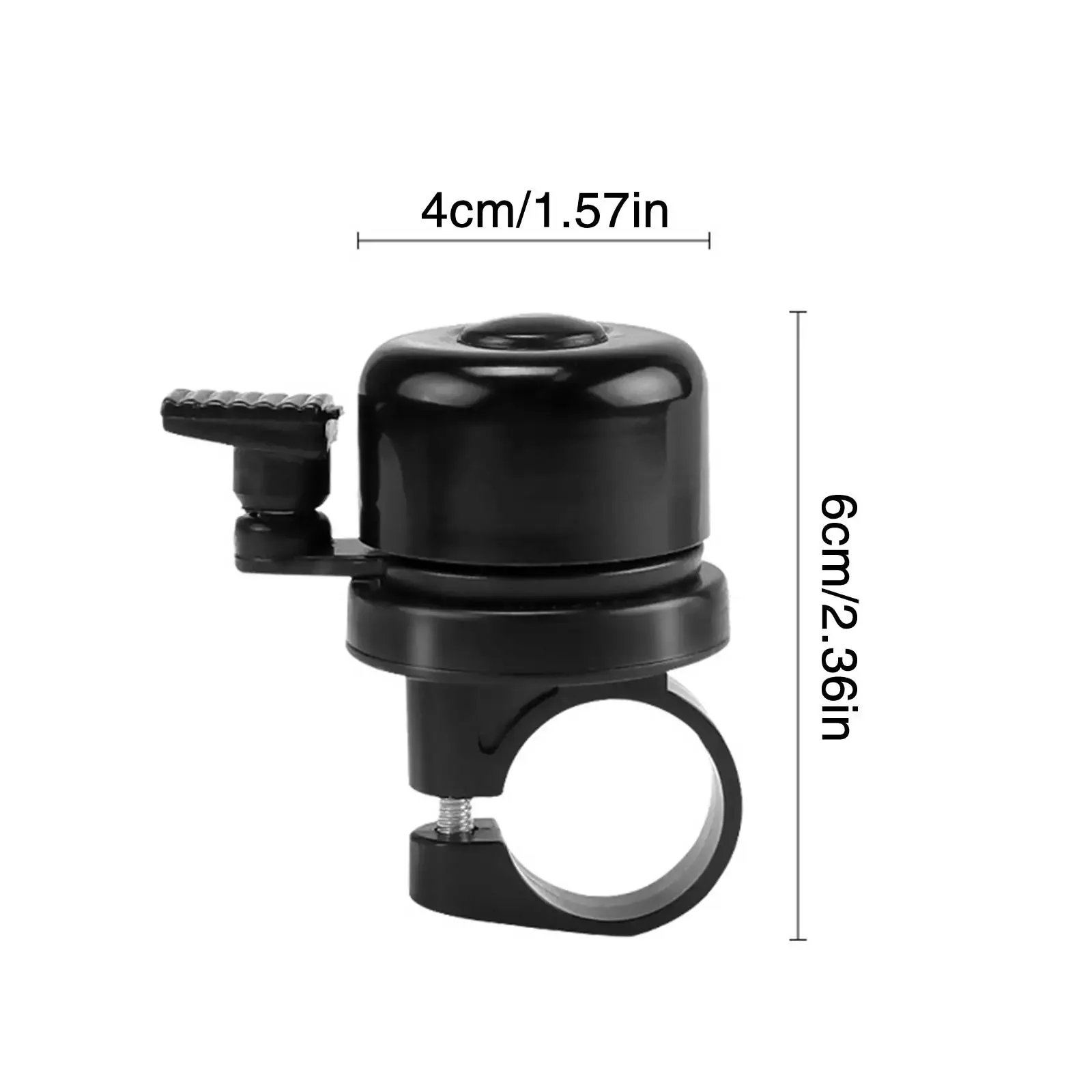 Bicycle Bell For Airtag Holder 22-25mm Anti-Theft Bracket Hidden Air Tags In Bell Classic Style Clear Sound Bicycle Accessories