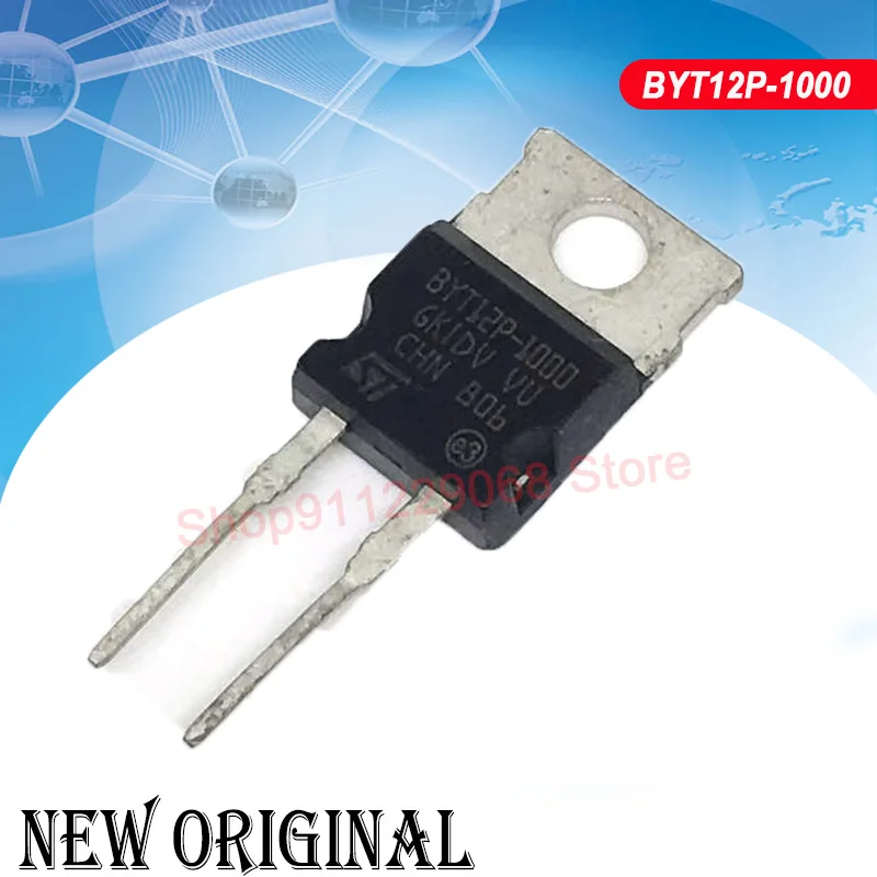 (5 Pieces) BYT12P-1000  TO-220 1000V 12A