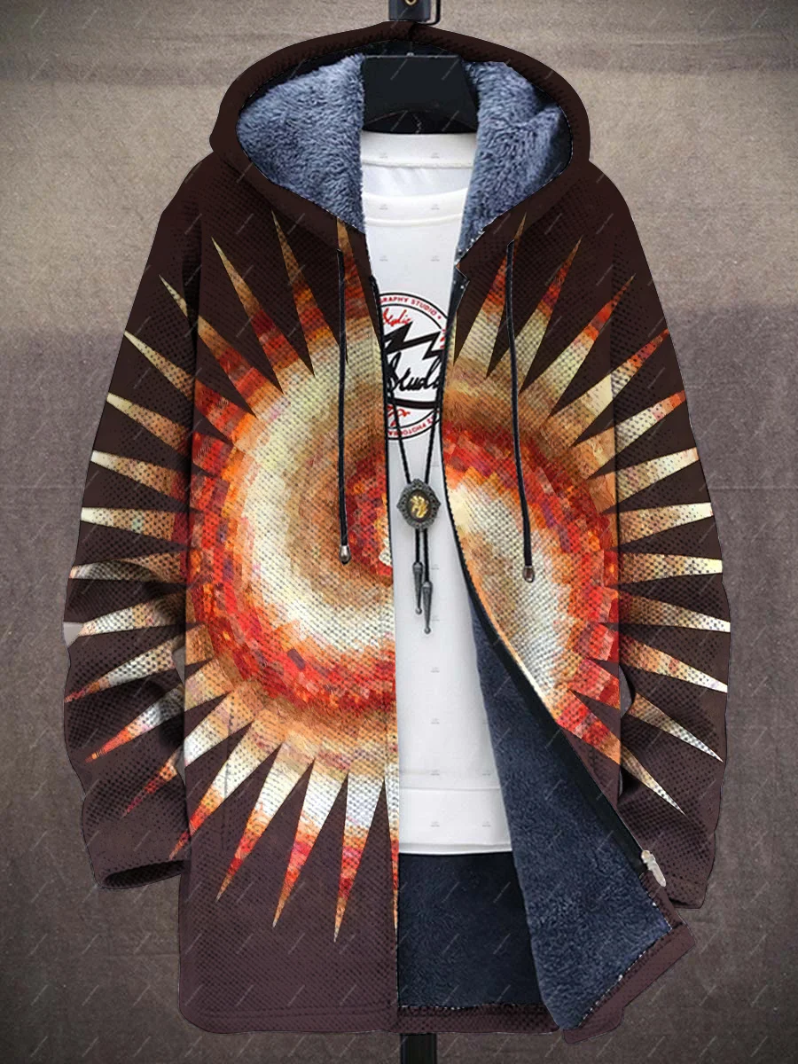 NewFashion Graffiti Gradient Colorful Tattoo Vintage Retro Harajuku 3DPrint Windbreaker Winter Overcoat Fleece Zipper Hoodies N4