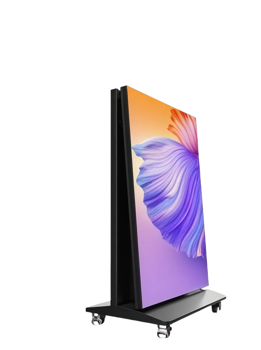Op maat gemaakte waterdichte LED-schermen GQY P2.5 verticale LED digitale bewegwijzering voor tentoonstellingshallen en merkpresentaties met 3840Hz verversingssnelheid