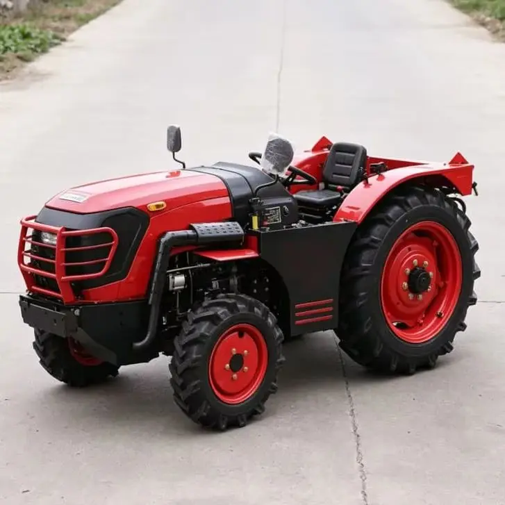 Customized Ride-on Designed Easy-to-operate Four-wheel Rotary Tiller,  Low-fuel 4WD Cultivation Equipment