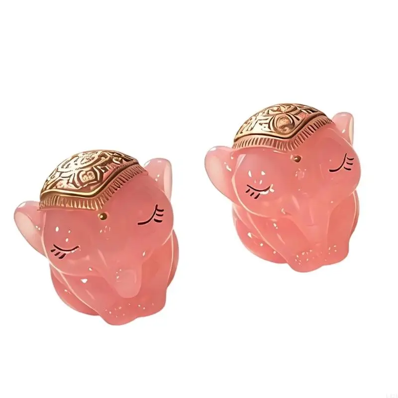 L43A Artistic Elephant Decors Resin Teaware Companion Accessory For Collectors