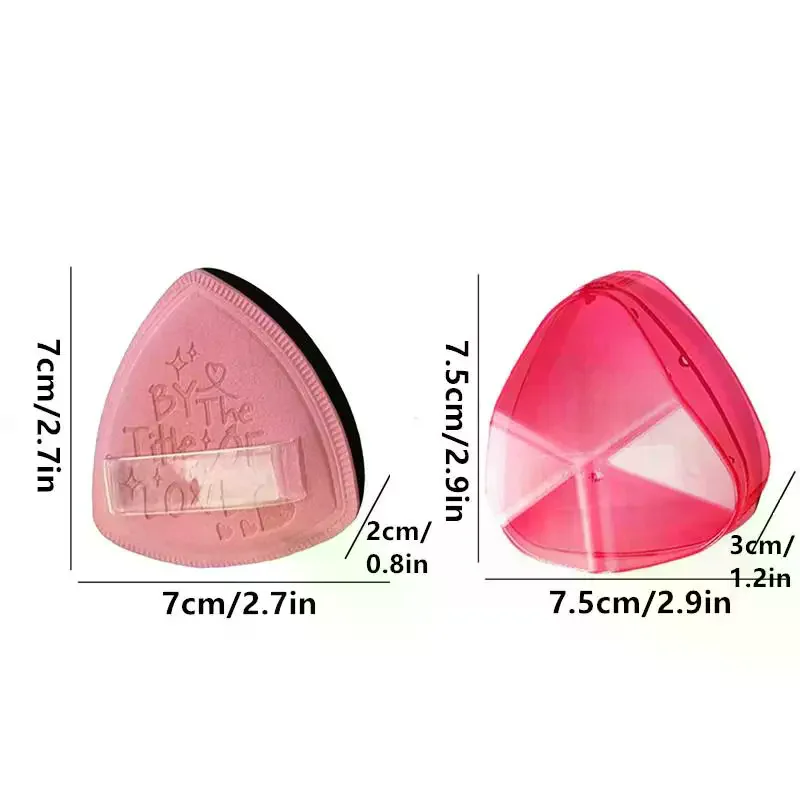 مثلث مسحوق نفخة الوجه ماكياج الإسفنج لينة مثلث مسحوق نفث ل مسحوق فضفاض الجسم مسحوق مستحضرات التجميل الأساس الإسفنج حزمة #6