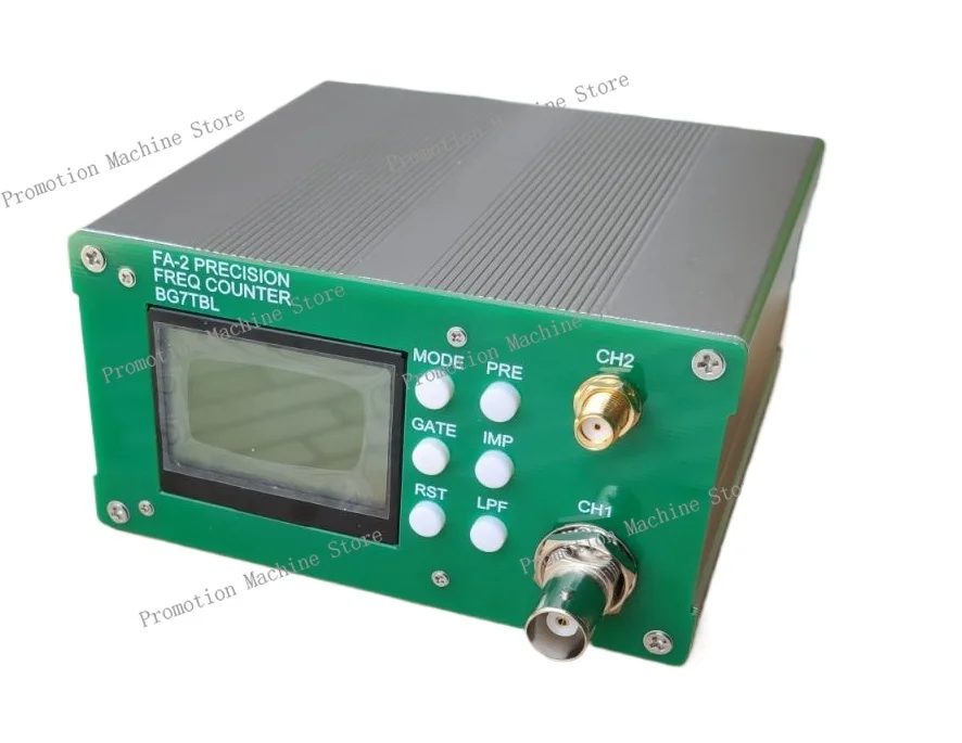 

By BGTBL FA-2 Plus 1Hz-6GHz/12.4GHz/26.5GHz Frequency Counter Frequency Meter 11Bit/Sec 10MHz OCXO + Power Adapter