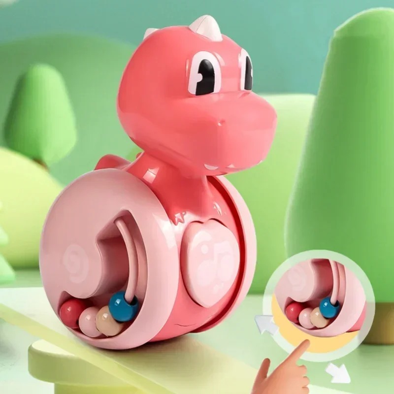 Gobelet en Forme de Dinosaure pour Enfant, Jouet à Expression Vive, Image de Dessin Animé, Couleurs, Longue Durée, sans Bavure, Éducation Précoce, Degré de Chute