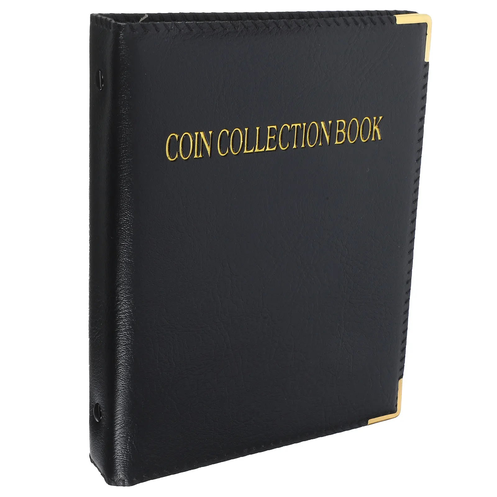 

Durable Pu Leather Coin Collecting Album Portable Coin Storage Book Transparent World Coin Album For Medallions Badges Tokens