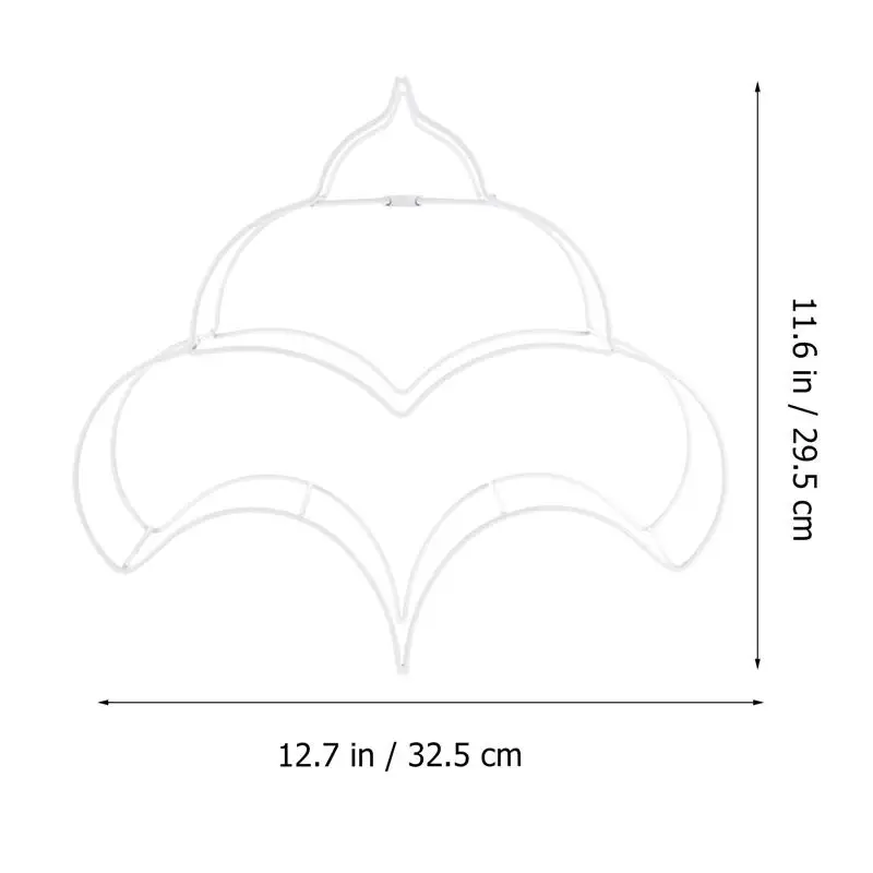 Support de lumière rond en forme de cadre de lampes de table, supports d\'abat-jour, support de fournitures de bricolage