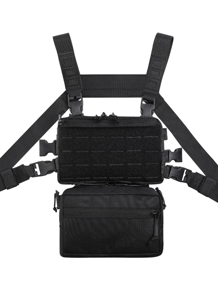 Bolsa táctica de pecho MOLLE multifunción para accesorios exteriores - imagen 3