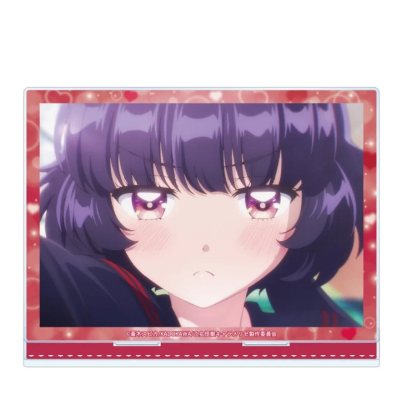 Kaiju Girl Caramelise Anime Otome Kaiju Caramelize Acrylic Figure Stand Plate Cosplay Prop Decor Cartoons Keychain Gifts