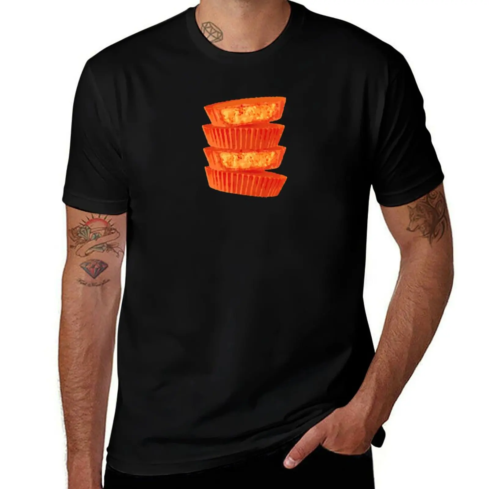 Chocolate Peanut Butter Cups in Pastels T-Shirt Simple Graphic Design T-Shirt