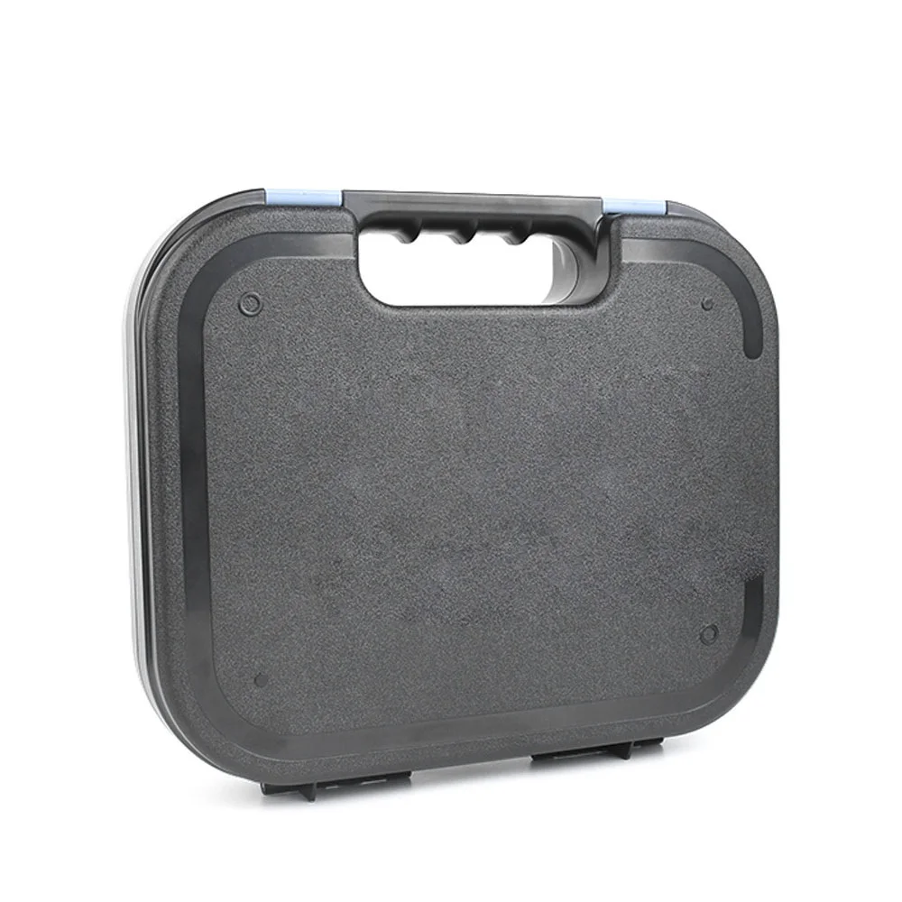 Estojo Rígido Tático para Pistola com Espuma Pré-Cortada, Caixa de Segurança Portátil à Prova de Choque para Transporte de Armas Glock para Caça e Tiro Esportivo