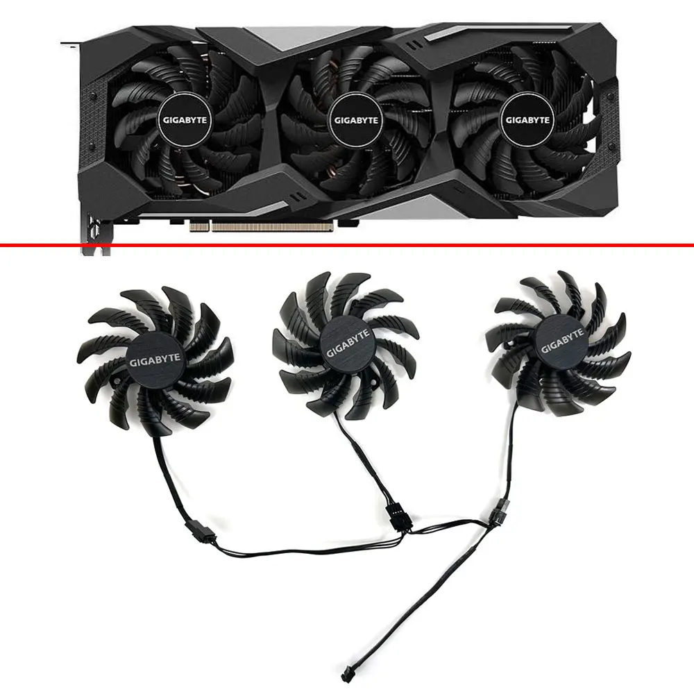 

NEW Cooling Fan 78MM 4PIN PLD08010S12HH GA81S2U For Gigabyte Radeon RX 5500 5600 5700 XT Graphics Card Fan