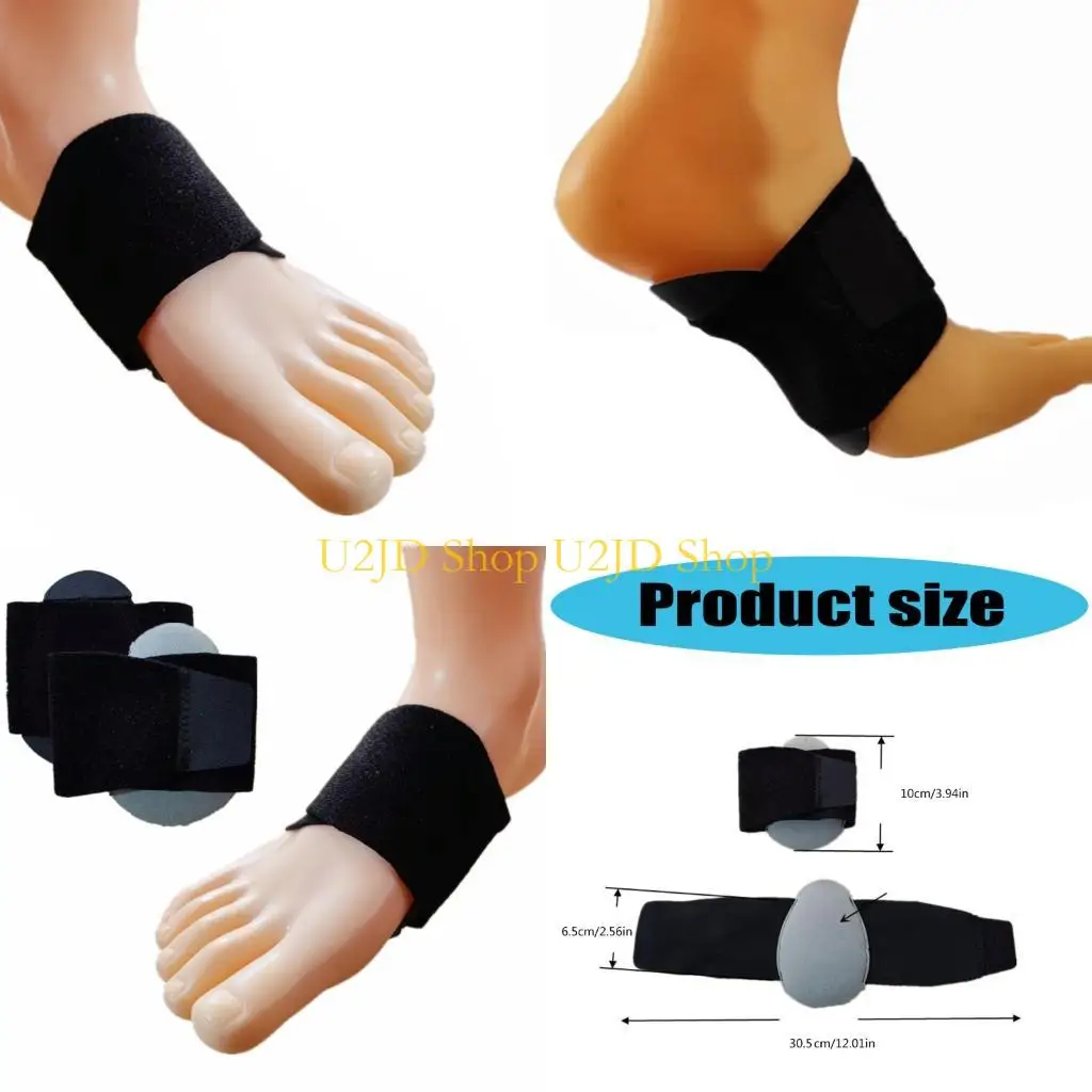 

U2JD Arch Support Brace for Plantar Fasciitis Relief Non-Slip Adjustable Arch Support Brace with Gel Arch Inserts Gifts