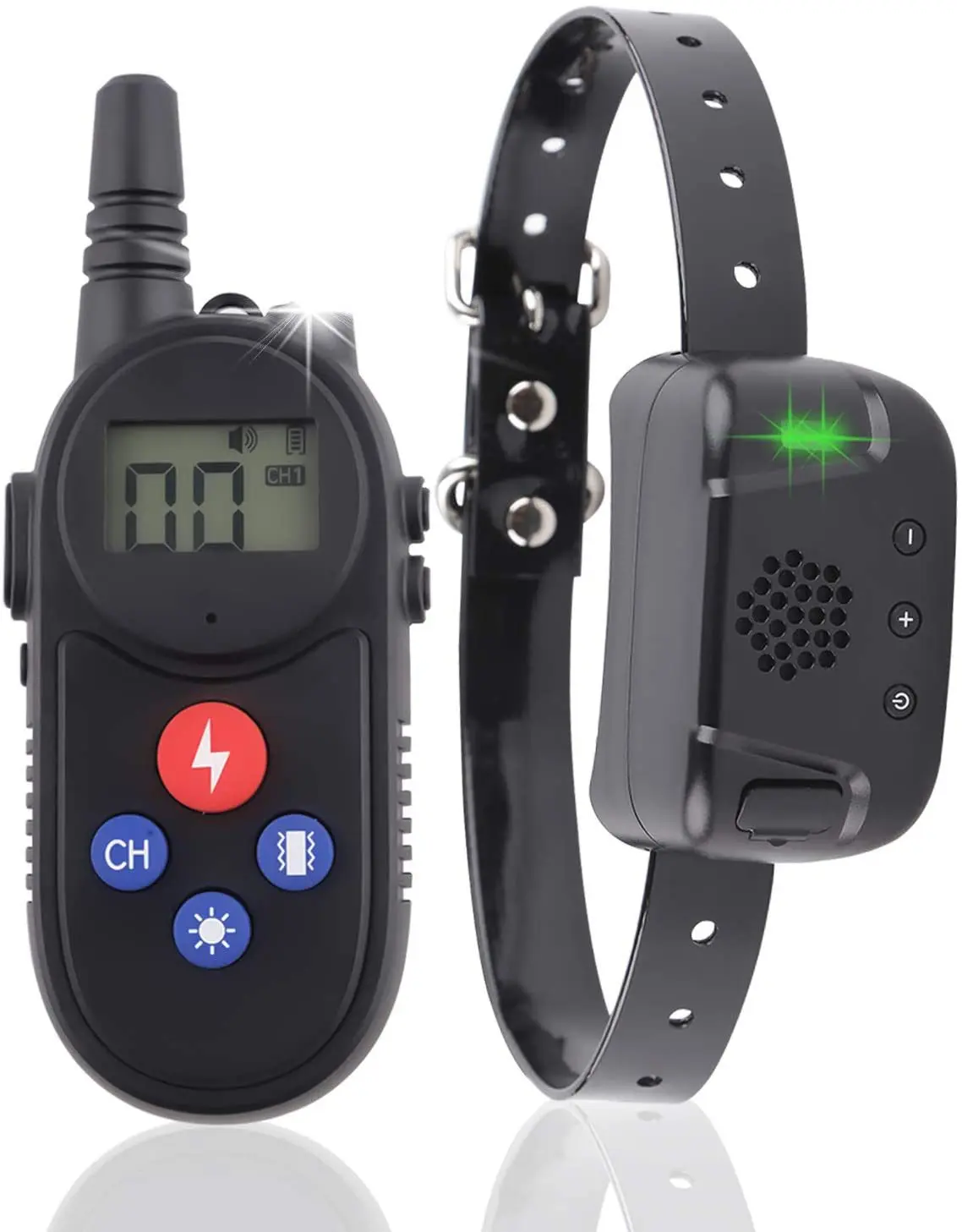 Waterproof Walkie Talkie Dog Trainer Barking Stopper Electric Shock Dog Toys Dog Training Collar