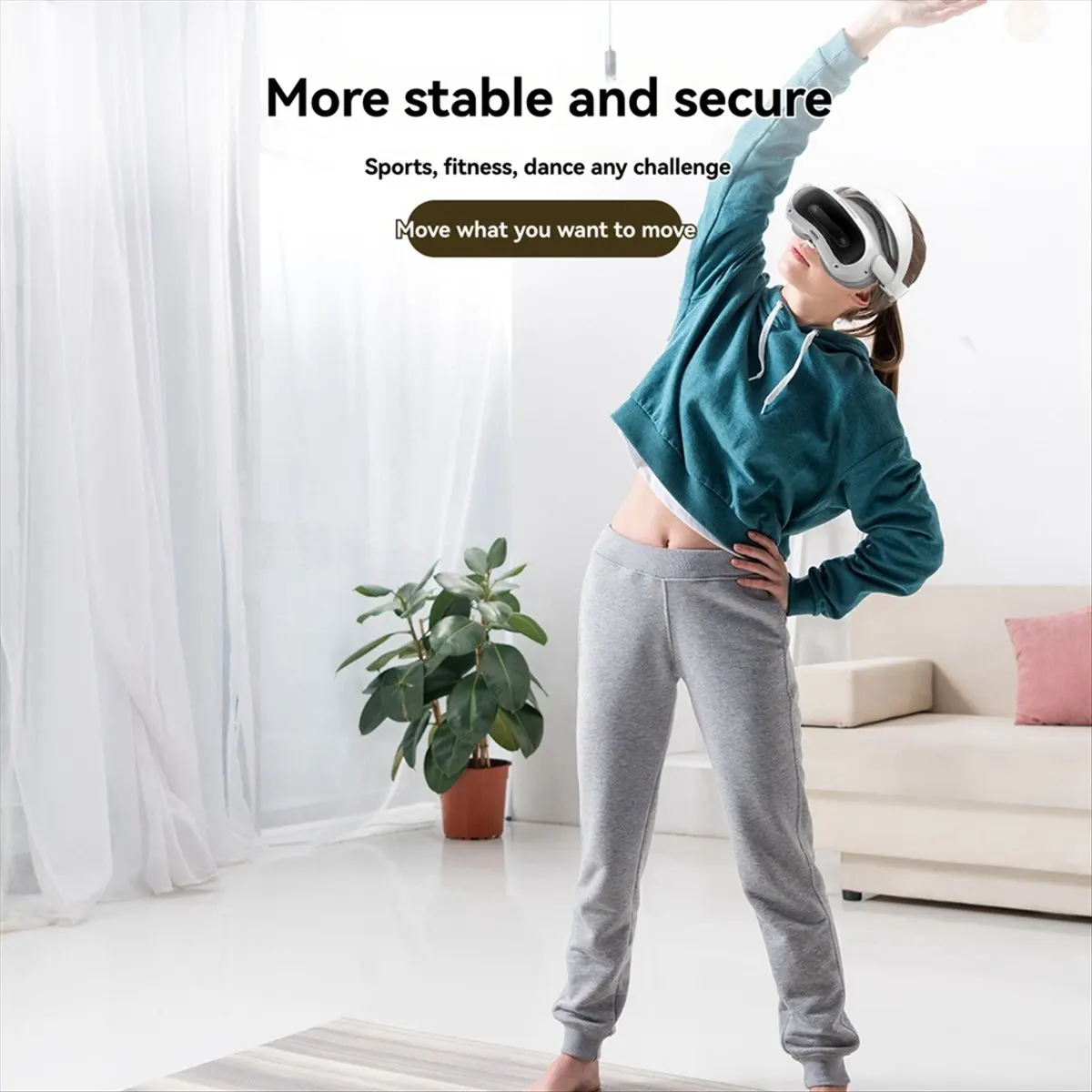 A72Z  VR Head Strap for 4 Ultra Adjustable Top Beam with Ergonomic Design & Enhanced Stability