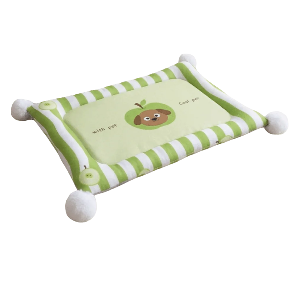 

Moisture-proof Wear-Resistant Pet Ice Pad Cartoon Comfortable Cat Ice Cushion Double-Sided Washable Pet Bed Mat Camping