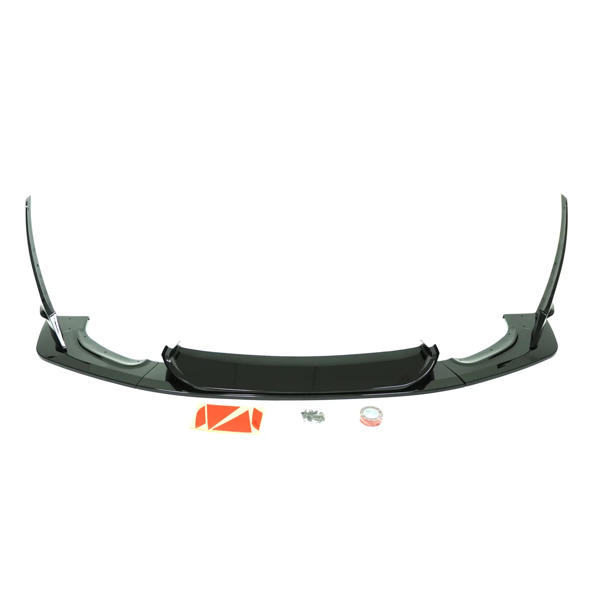 BMW F80 M3 F82 F83 M4 2015 2016-2020 프론트 범퍼 립 6PCS 스포일러 스플리터 자동차 액세서리 바디 키트 카본 파이버 프린트 썸네일 6