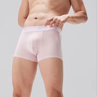 4PCS  Cotton Men's Underwear Fashion Sexy Boxer Solid Color Breathable Soft Fabric Comfortable Boxer Fashion Shorts