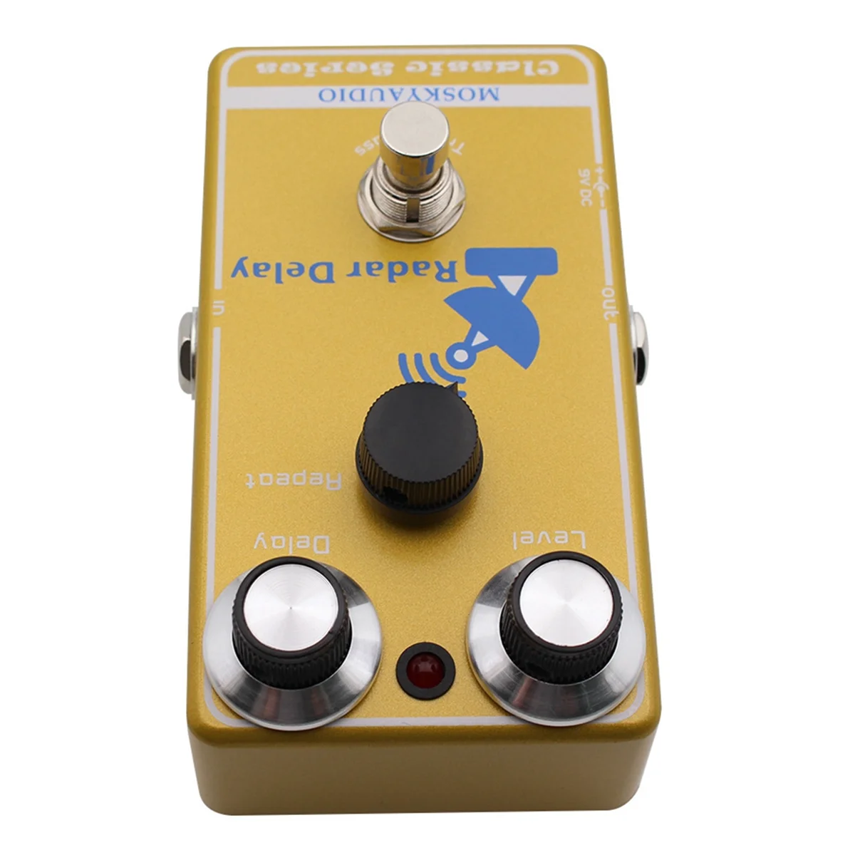 

ABJQ Radar Delay BBD Guitar Classic Delay Effect Pedal True Bypass for Electric Guitar with Level Delay and Repeat Control