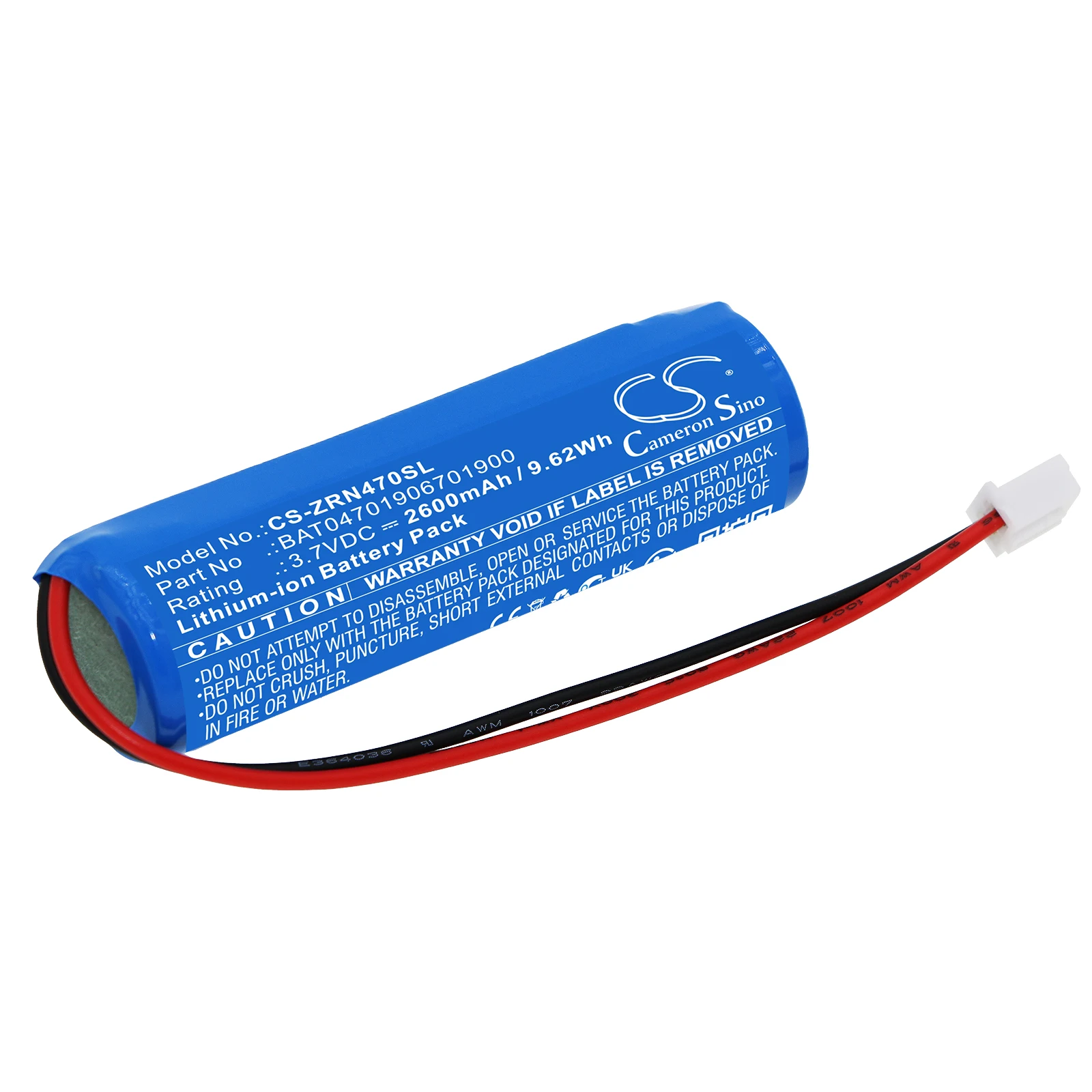 

Li-ion Portable Led Desk Lamp Battery for Sigor, 3.7V, 2600mAh , Compatible Models: Nudrop