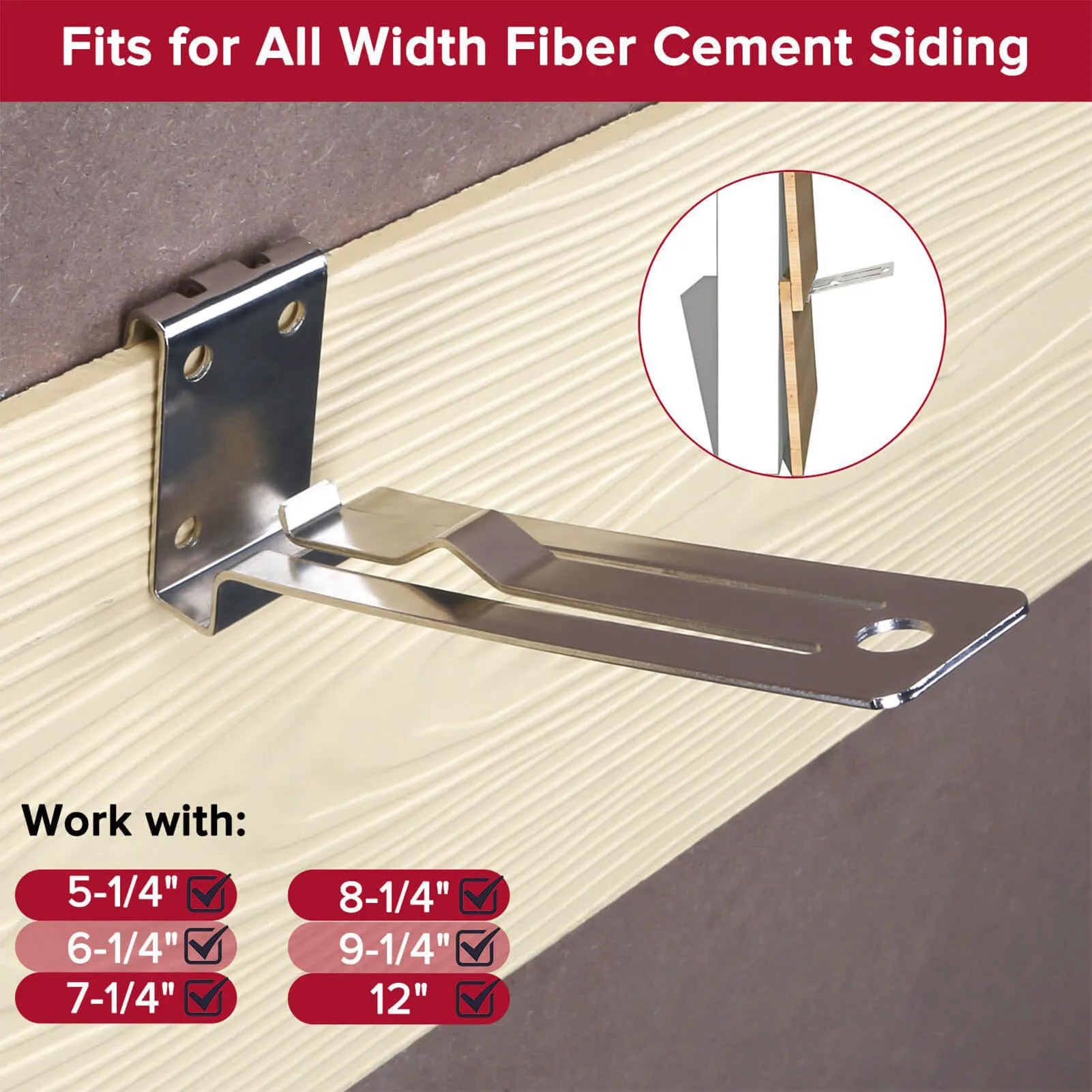 

Sliding Mounting Gauge 5/16in Overlap Gauge Sliding Board Tool for Home Installation Lap Sliding Gauge Board Mounting Gauge