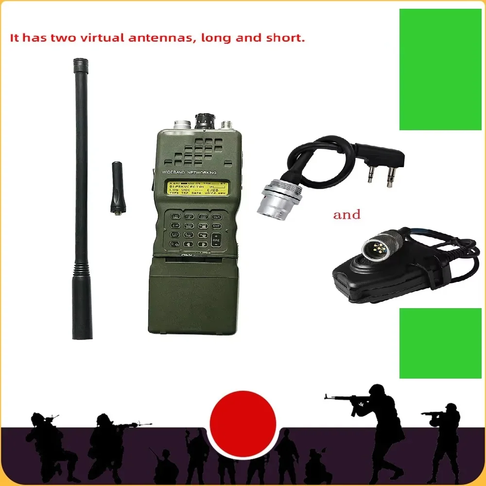 Tactical PRC 148 152 152A Walkie-talkie Virtual Model Dummy Case U94 6pin Ptt and Tactical PRC U283 for COMTA Tactical Headset