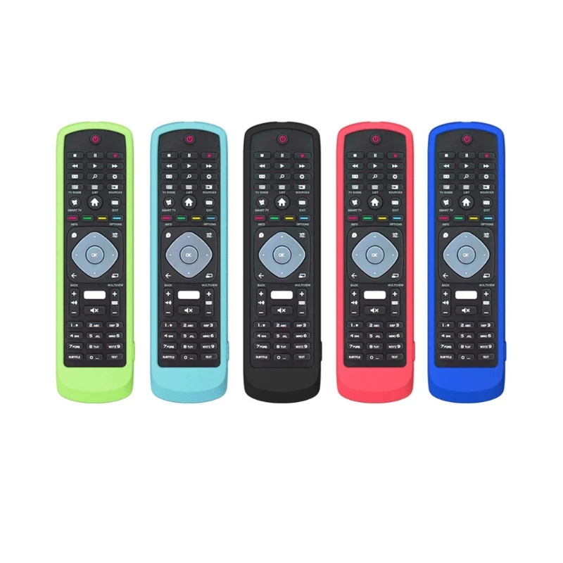 Remote Control Cover Dustproof Protector Durable Silicone Soft Solid Home for TV NETFLIX HOF16H303GPD24 Remote