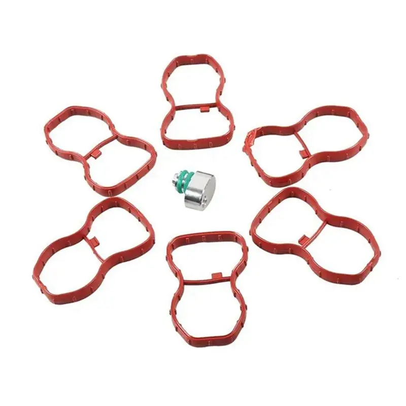A01K-Intake Swirl Flap Delete Blank Plug With Manifold Gaskets For BMW E70 F01 F07 F10 F25 N57 E90 E91 E92 Engine