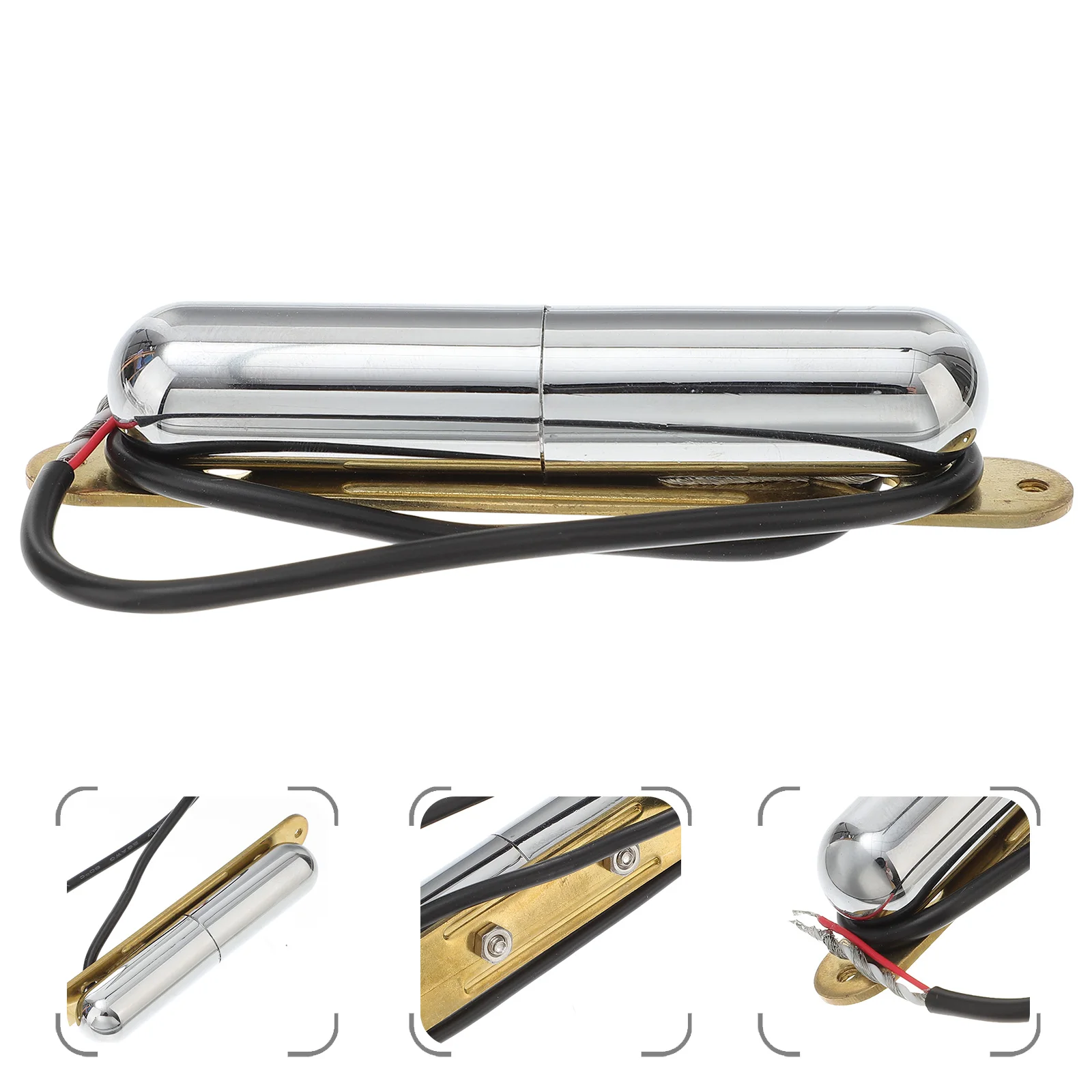 

Chrome Plated Pickup Electric Guitar Pickups Lipstick Tube Single Coil for Bass