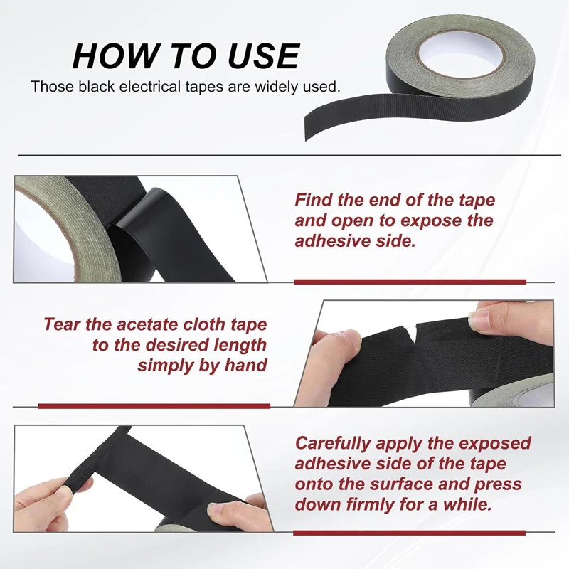 30M Flame-retardant Insulation Electrical Acetate Cloth Tape For Laptop Transformer Cellphone Guitar Pickup Humbucker Repair