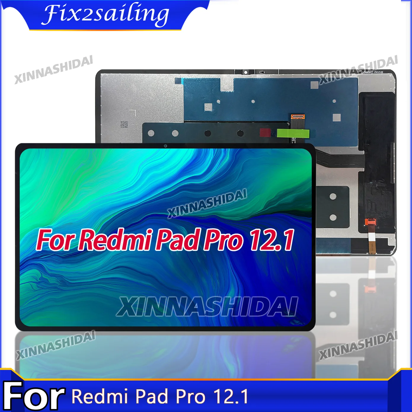 

Новый сенсорный экран дисплея в сборе для Xiaomi Redmi Pad Pro 12,1, ЖК-дисплей, дигитайзер сенсорного экрана, высокое качество