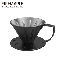 Fire-Maple Orca Pour Over Coffee Filter 304 Stainless Steel Baskets Mesh Strainer Reusable Coffee Dripper